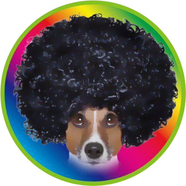 AFRO MOON DOG logo