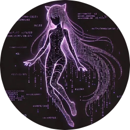 cat girl logo